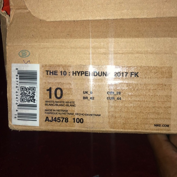 Nike Off white Hyper Dunk 2017 - Picture 3 of 3